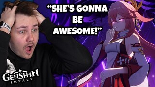 YAE MIKO CHARACTER DEMO REACTION (SHE'S AMAZING) | Genshin Impact