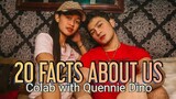 20 FACTS ABOUT US (COLLAB WITH QUENNIE DINO) | JreyVlog