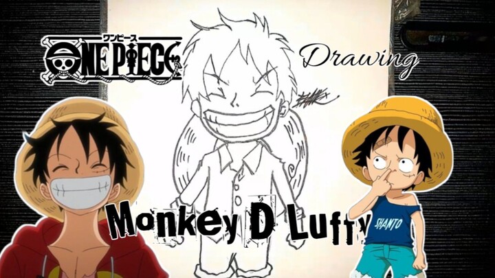 SPEED DRAWING Monkey D. Luffy anime One Piece #FAMTHR