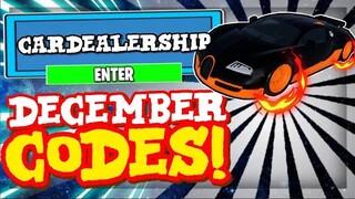 *DECEMBER 2021* CAR DEALERSHIP TYCOON CODES - ALL NEW CODES! Roblox Car Dealership Tycoon