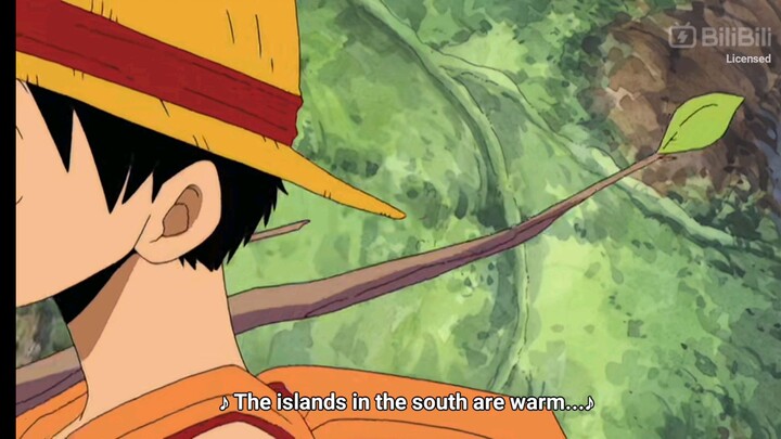 Luffy singing