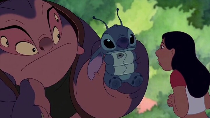 Jumba: Do you think I will help you if you just say I love you? Stitch: Yes.