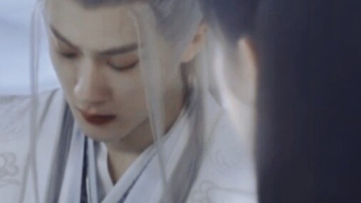 Crying!! She fell in love with him!! The look in his eyes when he recognized Xiaoyao’s soul made him