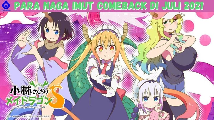 Kobayashi-san Chi no Maid Dragon S Bakal Tayang Juli 2021!!