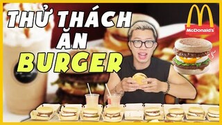 THỬ THÁCH ĂN SẠCH 10 CÁI BURGER VỊ PHỞ SIÊU TO KHỔNG LỒ | WARZONE VLOG 330