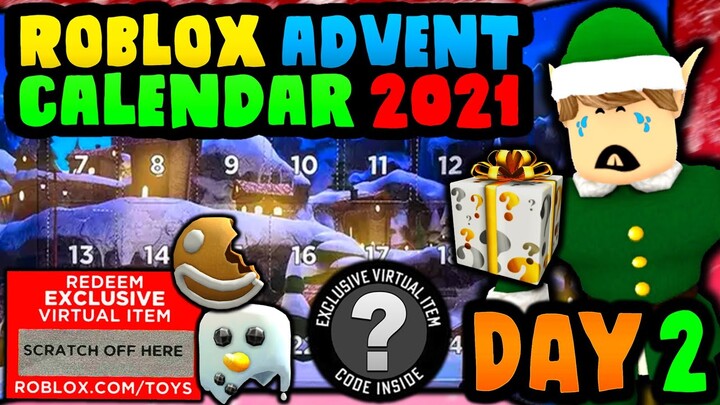 THIS GIFT IS STRANGE! ROBLOX ADVENT CALANDER 2021 DAY #2!