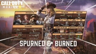 PREMIUM BATTLE PASS - SPURNED & BURNED SEASON 4 | COD MOBILE