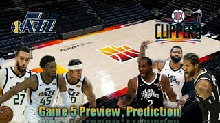 Utah Jazz Vs LA Clippers Game 5 Preview & Prediction | Western Semis Playoffs