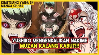 KNY S4 (182) Yushiro MENGAMUK dan Mengendalikan Benteng Dimensi!!! Muzan Mulai Panik!!