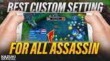 BEST CUSTOM UI SETTINGS FOR ALL ASSASSINS WHICH CAN MAKE YOU PRO
