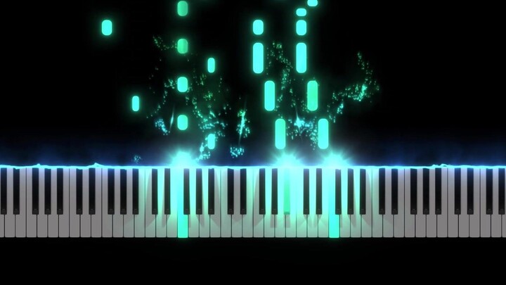 [Special Effects Piano] Thousand Sakura Hatsune Miku & Black P - Piano Score