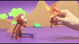 Monkey Stop motion cartoon for children - BabyClay