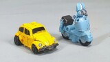 [Stop-motion animation] 7cm human-carrying car design! Lucky Cat ET01-Bumblebee Transformation Instr
