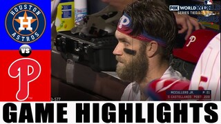 Philadelphia Phillies vs. Houston Astros (11/1/22) WORLD SERIES Game 3| MLB Highlights (Set1 )