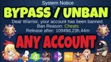 UNBAN MOBILE LEGENDS BANNED ACCOUNT USING SCRIPT | BANNED ACCOUNT RECOVERY 2 METHODS | GIVEAWAYS