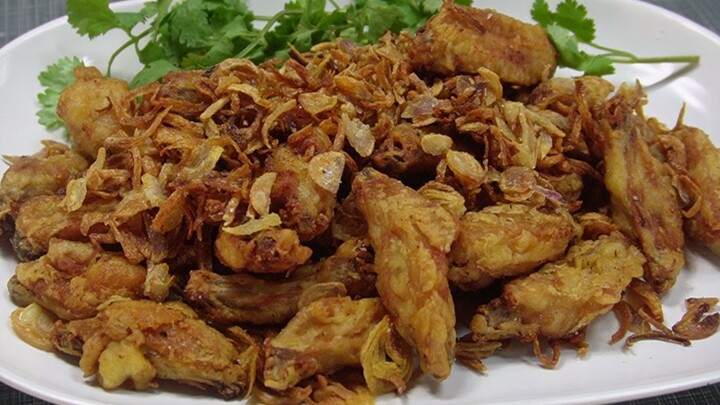 ปีกไก่ทอดหอมแดง สูตรหมักไก่ให้นุ่ม วิธีทอดให้กรอบนอกนุ่มใน หอมแดงกรอบจริงกรอบนาน Asia Food Secrets