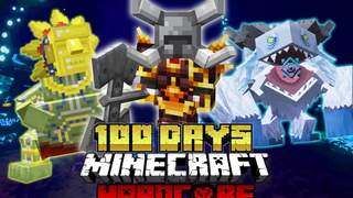 ฉันรอดมาได้ 100 วันใน Minecraft Ultra Modded สุดฮาร์ดคอร์ นี่คือสิ่งที่เกิดขึ้น