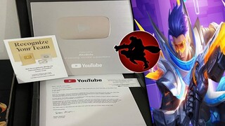 AkoBida Youtube Silver Play Button Unboxing | GRANGER CHANGED MY LIFE | MOBILE LEGENDS BANG BANG