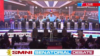 Sagutan ni Luke Espiritu,Larry Gadon,at Harry Roque sa SMNI Senatorial Debate