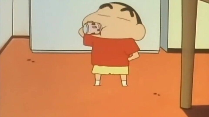 Shin-chan became a good boy after drinking the "juice"!