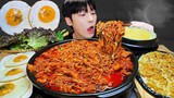 ASMR MUKBANG 집밥 직접 만든 콩나물 불고기 & 레시피 계란찜, 콘 치즈 먹방 | KIMCHI JJIGAE  Korean Home Meal EATING