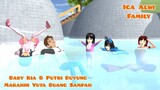 Baby Kia & Putri Duyung Mermaid Marahin Yuta | Ica Alwi Family Vlog | Drama Sakura School Simulator