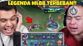 1-1 Nya LEGENDA MLBB Yang Paling BEBAN!! CAPEK Gua Gendongnya!! - Mobile Legends