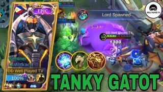 I've never thought GATOTKACA would be this TANKY - 5 Man Rank Game ~ MLBB