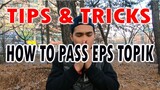 SELF STUDY tips and tricks:How to pass EPS TOPIK
