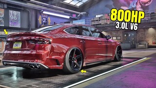 Need for Speed Heat Gameplay - 800HP AUDI S5 SPORTBACK Customization | Max Build