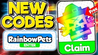 New "Rainbow Pets Update Working Codes 2021 in Roblox Giant Simulator