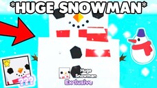 Theo chân tôi xem pet HUGE SNOWMAN mới nhé - Pet Simulator X Christmas Event!