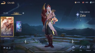 Liên Quân Mobile - Review Skin Zata Thần Mặt Trời