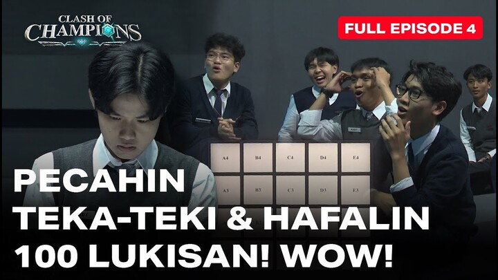 Ruangguru Clash of Champions Episode 4 | HAH! DISURUH PECAHIN TEKA-TEKI & HAFALIN 100 LUKISAN! WOW!