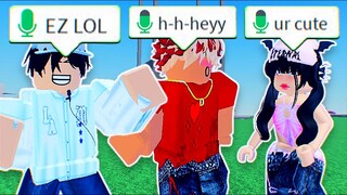 Helping Strangers Find LOVE In Roblox Voice Chat! 💕 (FUNNY MOMENTS)