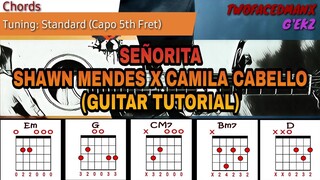 Shawn Mendes & Camila Cabello - Señorita (Guitar Tutorial)