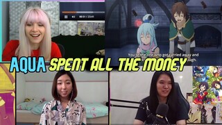 Aqua Spent All The Money From The Winnings | Konosuba Reaction Mashup