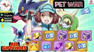 Pet War Gameplay All Giftcodes - Pokemon RPG Game Android