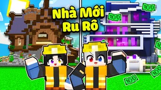 Noob Ruby Nâng Cấp Nhà Mới Thành BIỆT THỰ TRĂM TỶ Ở Trong Minecraft ???