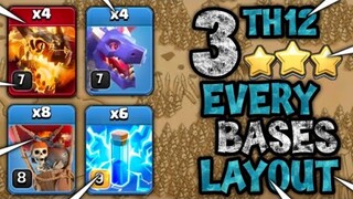 INSANE TH12 STRATEGY😱 | ZAP SUPER DRAGS ATTACK STRATEGY | CLASH OF CLANS