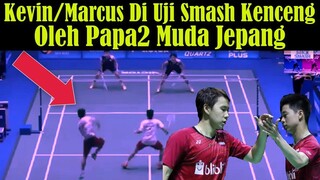 Duel Sengit Kevin Sanjaya/ Marcus Gideon vs Takuro Hoki/ Yugo Kobayashi -  Kevin Tersulut-Trick Shot