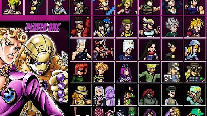 JOJO MUGEN integrated package 2.0 sharing: character expansion, selected characters, get it quickly