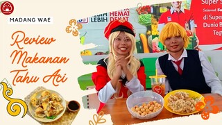 Review Makanan Tahu Aci Bersama Cosplayer Meliodas dan Klee | Mukbang Tahu Aci