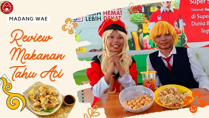 Review Makanan Tahu Aci Bersama Cosplayer Meliodas dan Klee | Mukbang Tahu Aci