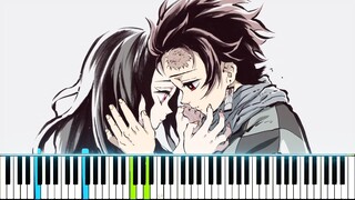 Demon Slayer: Kimetsu no Yaiba Episode 19 ED / Ending 2 - "Kamado Tanjiro no Uta" (Piano Synthesia)