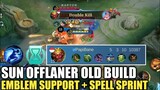 SUN TERSUPPORT DI BUMI IS BACK !!! EMBLEM SUPPORT + SPELL SPRINT