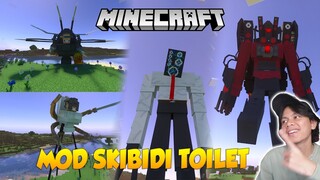 AKHIRNYA ADDON MINECRAFT SKIBIDI TOILET TERLENGKAP UPDATE! Banyak Skibidi Toilet Baruuu😱