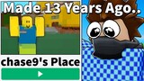 i made this Roblox Game 13 YEARS AGO...