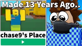 i made this Roblox Game 13 YEARS AGO...