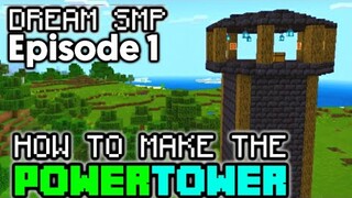 POWER TOWER Tutorial from Dream SMP | Dream SMP Builds Tutorial #1